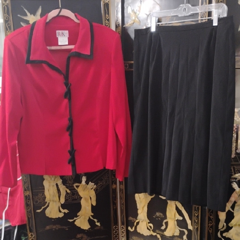 R&K Black A-Line Skirt